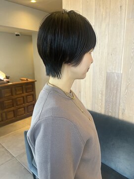 トップヘアーヒルズ 安城(TOP HAIR HILLS) 言わずもがなショートは丁寧に。/アッシュブラック