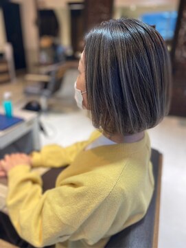ヘアリゾート粋 ティガ 池袋店(tiga) ナチュラルハイライト/ショートボブ
