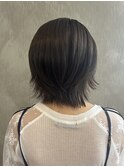 ウルフ切りっぱなし×マッドグレージュ