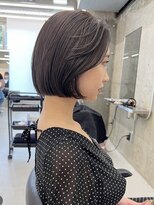 ノエ(noe)&nbsp;ミニボブ×透明感カラー（20代/30代/ベージュ/グレージュ）C42