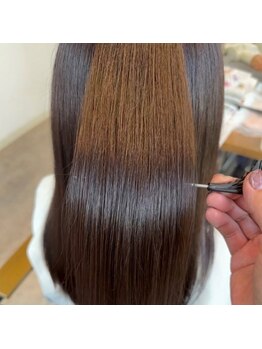 ストラール ヘア プラスフュジー(STRAAL hair +fusie)の写真/髪質改善トリートメントが得意なサロン◎お悩みに応じたダメージを持続力が高いトリートメントで補修します