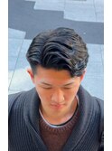 ウェーブパーマ　ビジネススタイル　日本橋