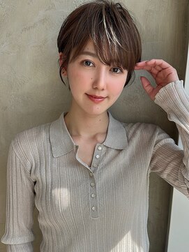 アフロート ルヴア(AFLOAT RUVUA) みねスタイル♪ マッシュショート ボブ 30代 40代 小顔 新宿