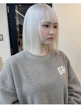 イエナ 渋谷(IENA) ホワイトカラー ホワイト ホワイトヘア ケアブリーチ