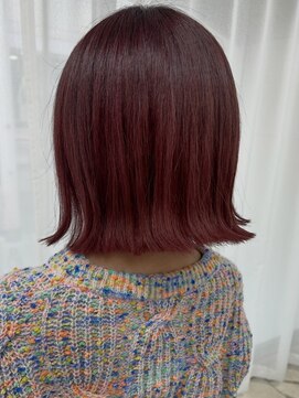 ルノン フィージュ(LUNON fieju) イメチェンヘアスタイルホワイトブロンド外ハネボブ美髪のススメ