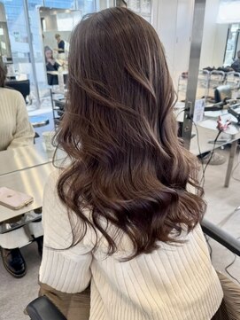 サンクプロジェクト(cinq PROJECT) アッシュブラウンブルベ夏ブリーチなしダブルカラー