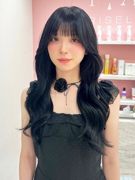 リゼル ユア 渋谷(RISEL YUA) 黒髪ワンホンヘア