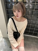 ペレ アネックス 大阪梅田茶屋町店(PELE ANNEX)&nbsp;ミディアムヘア/暗めカラー/グランマッシュ/梅田