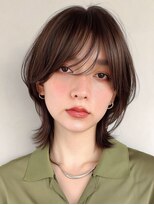 アンドレイ 表参道(andrey) 着物ヘア/ダークアッシュ/ミディアムレイヤーカット/表参道