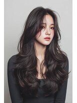 ケシキ 表参道 原宿(kesiki.)&nbsp;ミディアムレイヤー/顔周りレイヤー/ハッシュカット/韓国へア