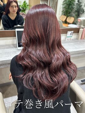 アミー 銀座(Ammy) コテ巻き風パーマ／韓国風パーマ/デジタルパーマ/レイヤーカット