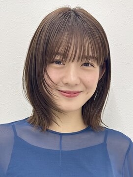 アイトーキョーエス 渋谷(AI TOKYO S) レイヤーボブ/オリーブベージュ/結べるボブ