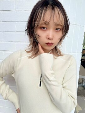 マジコ 梅田(Magico) ダブルカラー/ケアブリーチ/ミルクティーベージュ/レイヤー/梅田