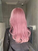 ヲタク(wotaku.) ペールピンクハイトーンカラー暖色カラーブリーチカラー韓国ヘア
