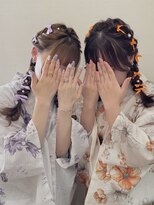 チャコ 新宿(CHACO)&nbsp;双子ヘア[新宿/新宿駅/ヘアセット/ヘアメイク]