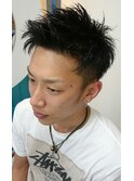 ツーブロックショート