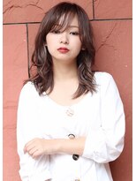 ネックス 表参道本店(nex)&nbsp;【nex 表参道 】鎖骨ミディアムスタイル