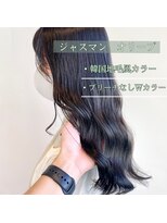 アッシュ 池袋店(Ash)&nbsp;"ブリーチなしwカラー"ジャスマンオリーブ　　＃池袋駅