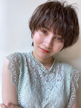 ガレージ バイ グリーン 原宿 表参道(Garage by green) 【loki】やわらかショートボブ