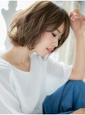 *mod's姪浜*…フレンチガーリーメルトカラー小顔ボブショートe