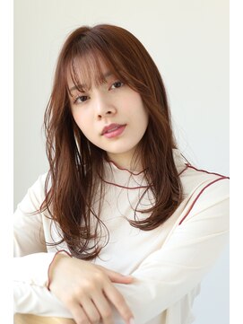 エクリフルール(equri fleur) 【イルミナカラー】ワンカールレイヤーカット×テラコッタカラー