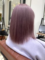 クアトログランシュ ひたちなか店(QUATRO×GranCieux)&nbsp;2ブリーチ×モーヴピンク