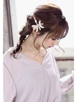 アール 西新井店(ar) ゆるふわアレンジ お団子 シニヨンアレンジ二次会 結婚式西新井