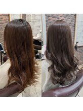 ★イルミナカラー　光に当たった時にキレイな透明感＊ベージュ系の色味が得意！
