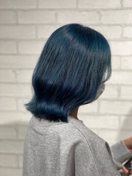 ビスイル 秋葉原店(Vis ill) １０代２０代/マットブルー/ネイビー/ケアブリーチ/透明感