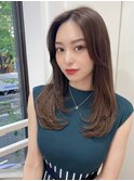 大人かわいい、美髪髪質改善ワンカールロング