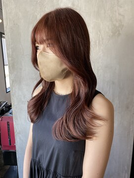 サクラ 岐阜(SAKURA) 髪質改善カラー×ピンクブラウン