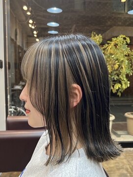 エアーエイチ(air-H) アンブレラ ブラック×ブロンド