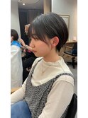 ショートボブパーマ20代30代40代イヤリングカラー大人可愛い