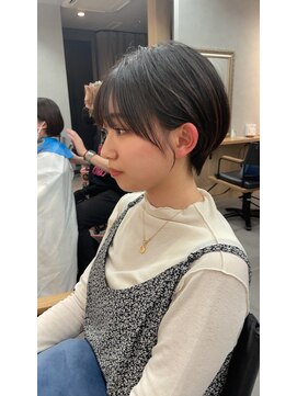 サンド 表参道(sand) ショートボブパーマ20代30代40代イヤリングカラー大人可愛い