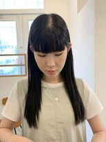ヘアー ミュゼ 大西店(HAIR Musee)&nbsp;ぷつっとバングとレイヤーたっぷり