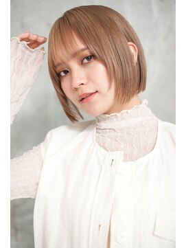 アッシュ 清瀬店(Ash) 10代20代30代『ハイトーン顎ラインボブ』Ash清瀬店
