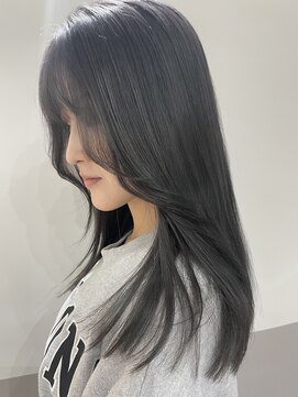 ジーナ 渋谷神南(Zina) 【Kaede】透明感アッシュグレージュ/髪質改善トリートメント