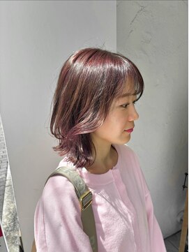 ウィル 京橋店(WiLL) ☆20代30代40代☆韓国レイヤーカット＋ラベンダーピンク
