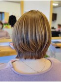 綺麗なシルエットのボブ