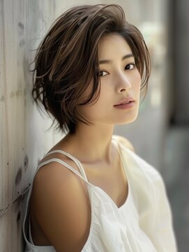 アルトリスト(Altruist Aging×HAIR&SPA) ☆イメチェンピンクベージュアンブレラカラー前髪クールショート