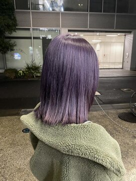 ブルー 盛岡店(BLUE) 黒髪/ボブルフ/ネビージュ/韓国/ワンレン/盛岡/髪質改善/前髪