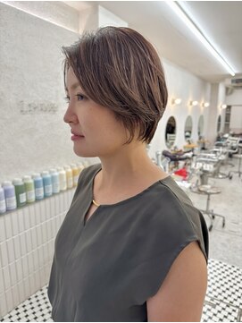 コス(KOS) 【KOS 立川】大人ショートカット×クリームベージュ