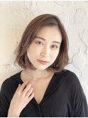 大人っぽいグラマラスボブ