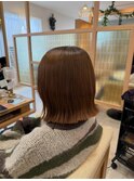 20代30代40代小顔切りっぱなし大人ボブ