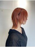 ★20代30代40代小顔似合わせカット前髪フェイスレイヤーウルフ