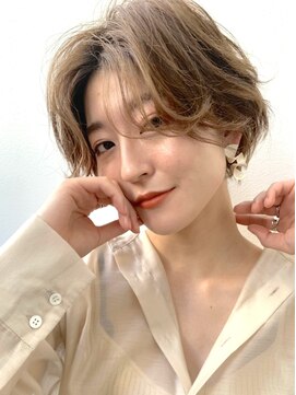 クク(coucou) ショート×ブラウンベージュ