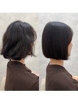 シンズ 銀座(sins)&nbsp;ボブスタイルにはsins式髪質改善酸性ストレート[30代40代50代]