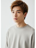 #磐田　メンズアップバングショート