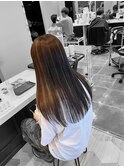 髪質再整カラー＋ハイライト
