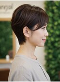 40-50代にオススメ★ナチュラル小顔ショート